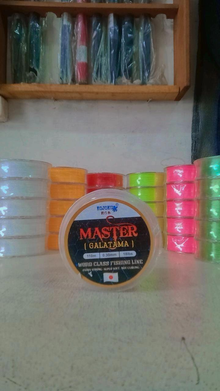 SENAR MASTER GALATAMA segera ganti senar memancing anda senar GALATAMA MASTER senar kuat, lembut, dan anti kriting