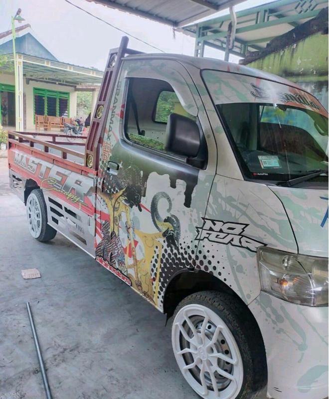 1biji Wheldop pick up ring 17 baut roda 5 L300, Granmax , New carry bahan plastik lentur