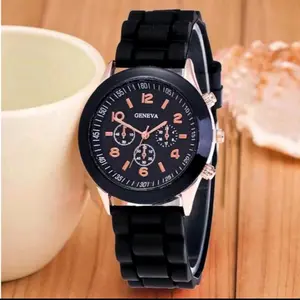 C ( C7 ) JAM TANGAN DEWASA GNEVA JELLY Cewek Cowok Watches