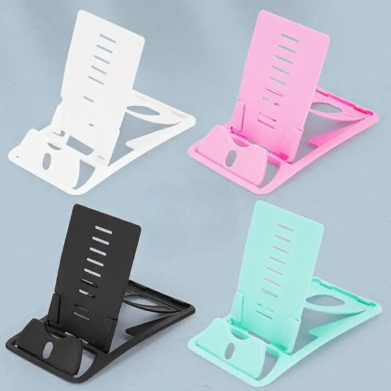 Holder Hp Meja Card Phone Mini Universal Stand Handphone Kecil Tipis Dudukan Tempat Sandaran Hape Model Kartu - DISTRIBUTHOR 5