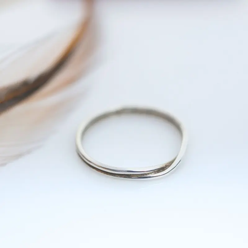 STACKABLE RING SIMPLE 925 SILVER AA 1881 2