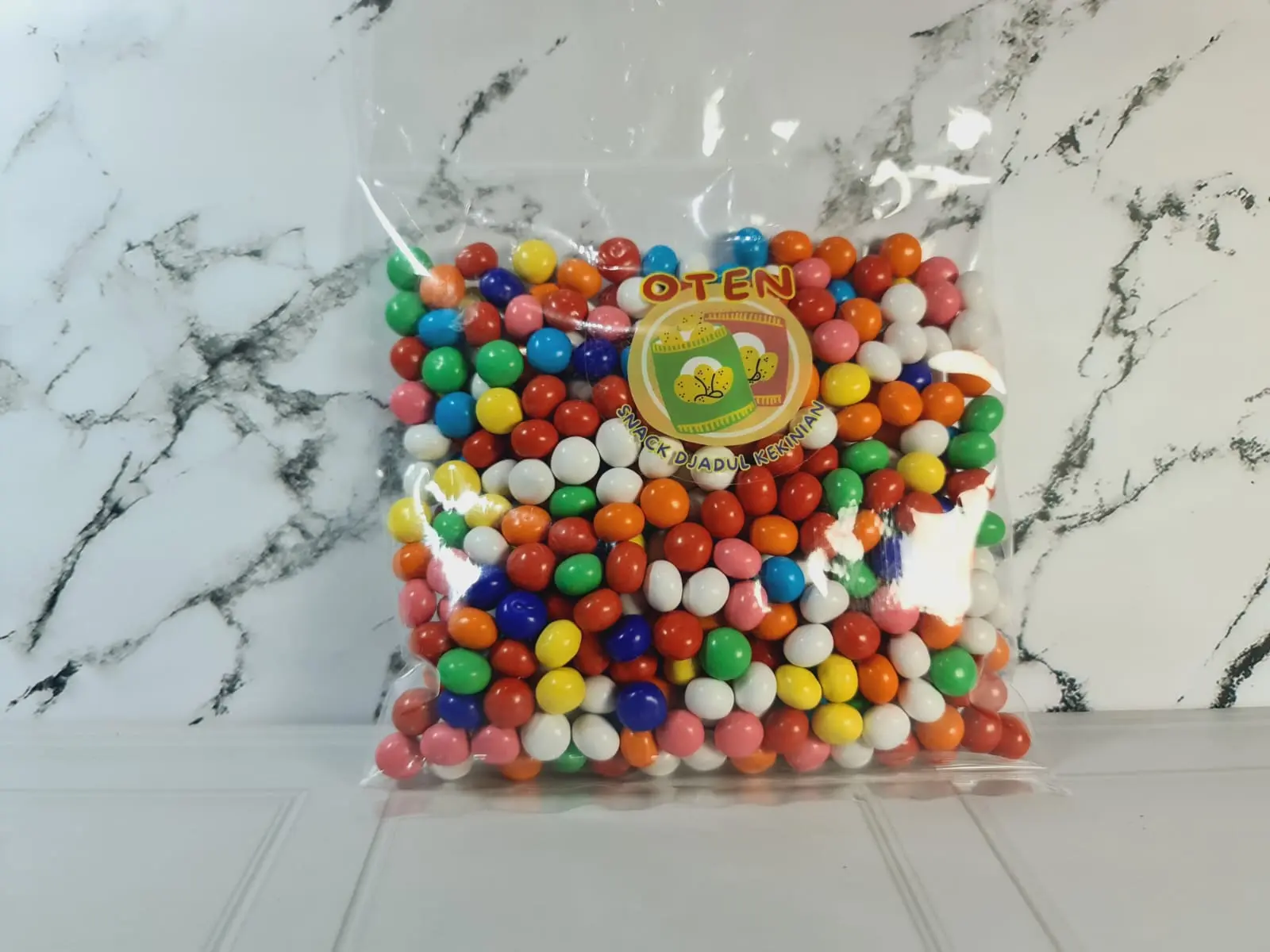 Bola Pelangi - Snack Manis, asin dan Renyah, Wajib Coba! Cemilan Makanan Food Manis