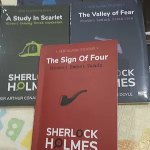 Buku Paket Novel Populer Sherlock Holmes Set Box (Versi Indonesia)| Isi 5 Buku | Free Blocknote