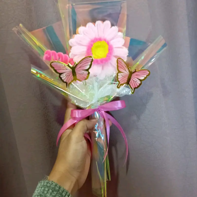 Buket Bunga Daisy Mix Kupu-Kupu/Buket 1 tangkai 5