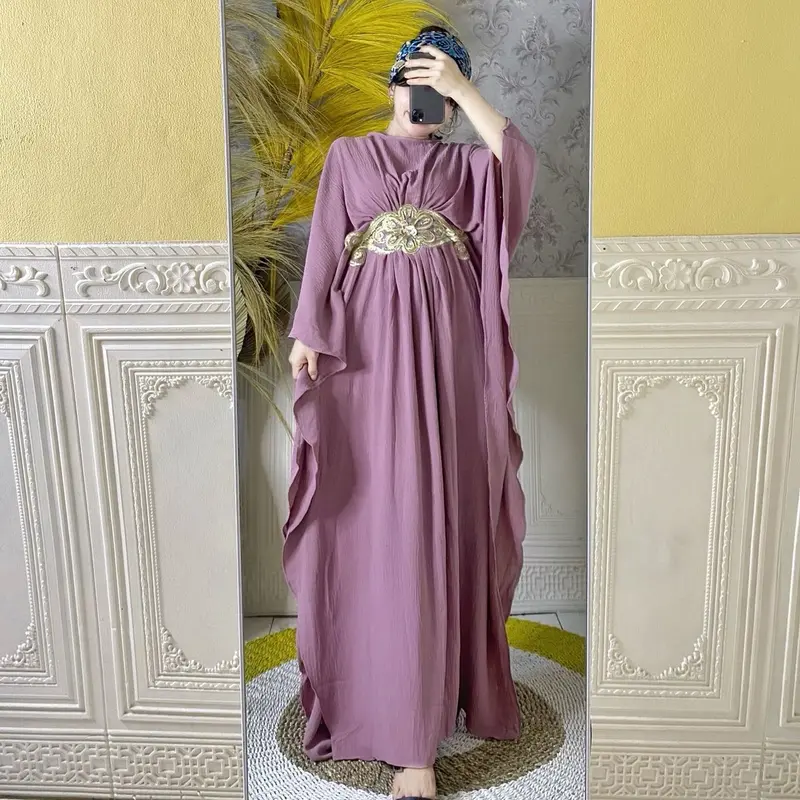 Kaftan cringkel Idul fitri terbaru 2024 1
