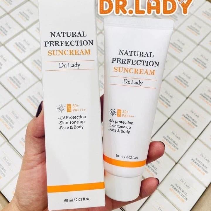 MÓP VỎ- Kem chống nắng Dr Lady Nâng Tone Kiềm Dầu 60ml