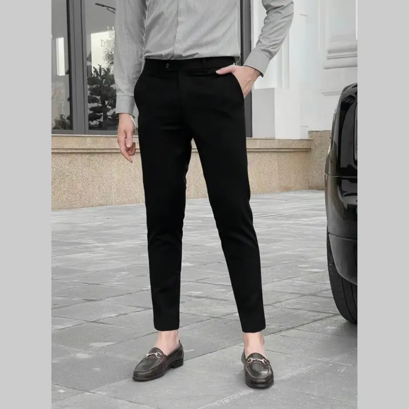 Quần Âu Nam Cao Cấp Chất Vải Chéo 79 Fom Slim Fit Ống Đứng Menswear
