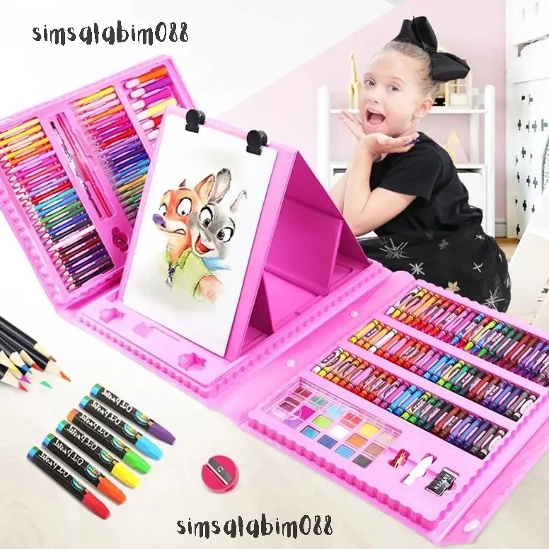 Crayon Warna 28pcs Set Alat Menggambar Melukis Anakanak Crayon Cat Air Pensil Lkp KODE R7C3 0