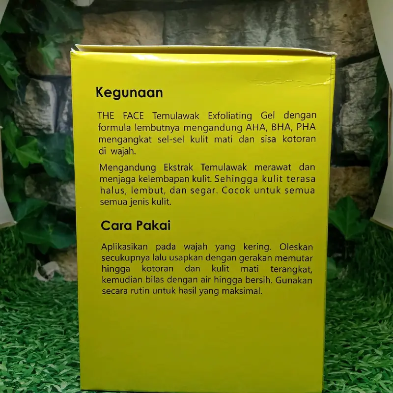 [BPOM] THE FACE Temulawak Centella Exfoliating Gel (50ml) - Gel Eksfoliasi Wajah 7