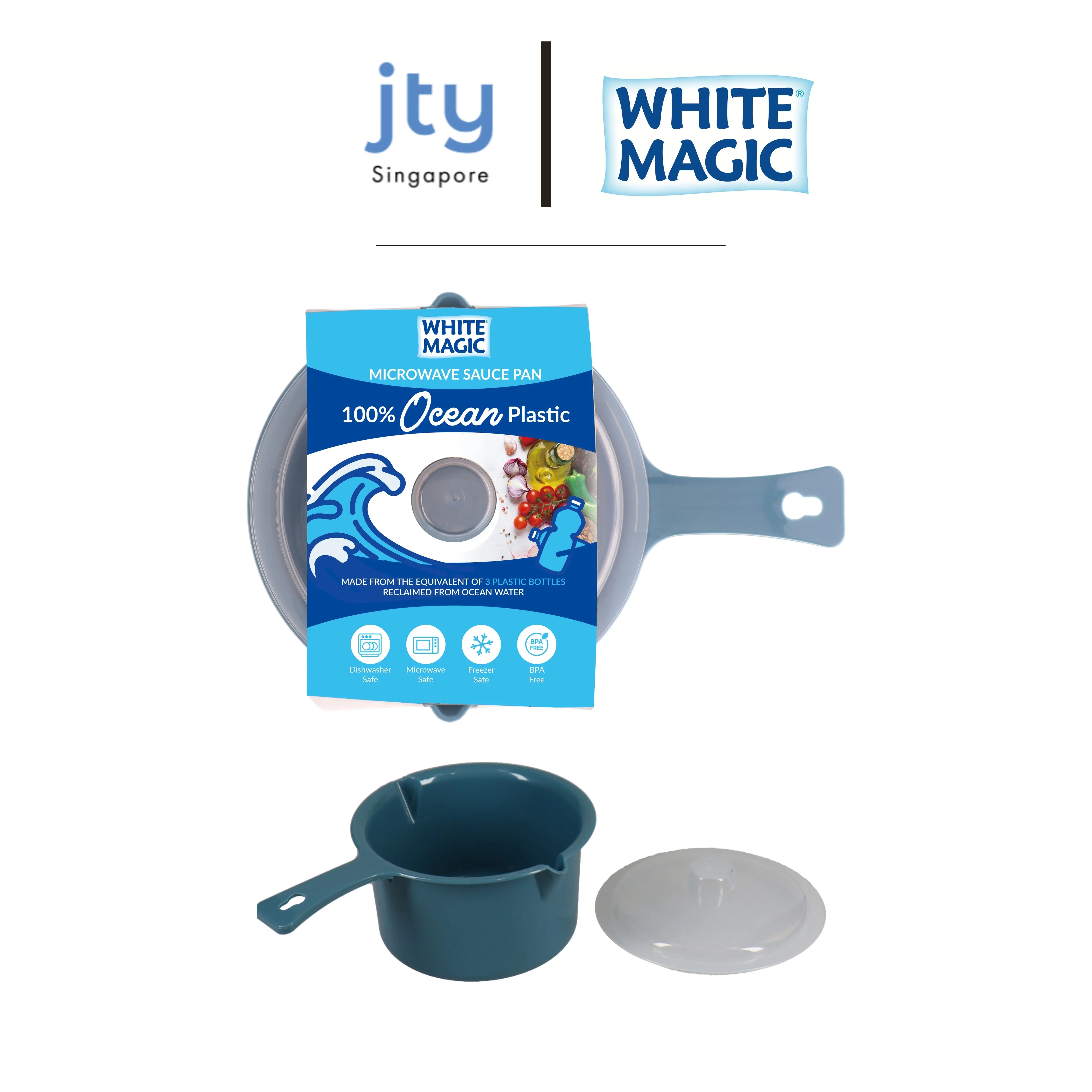 White Magic Microwave Sauce Pan Cookware