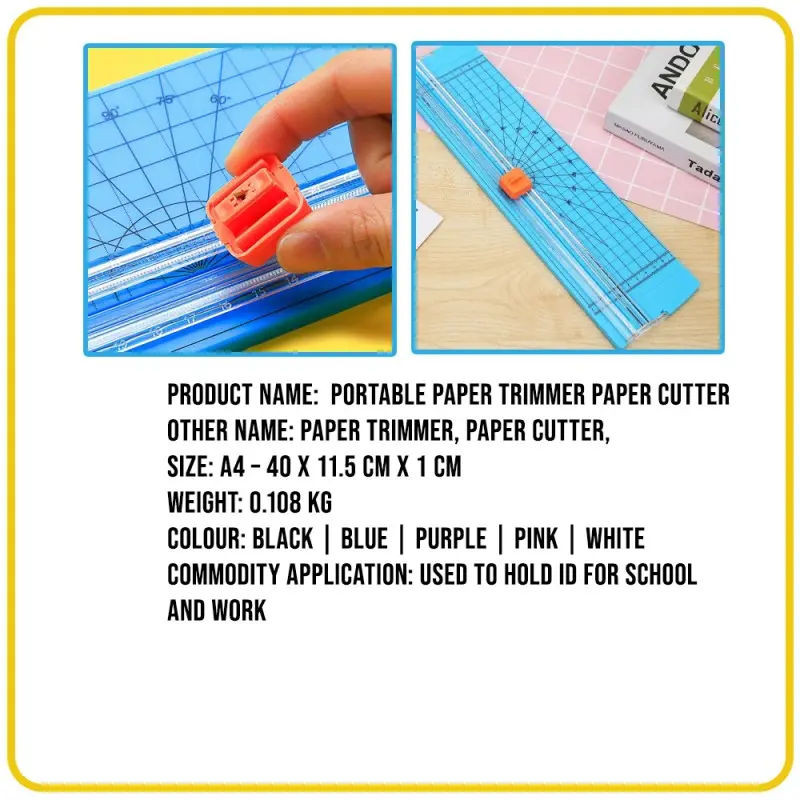 Paper Cutter A4 / Alat Pemotong Potong Kertas/Alat Potong Kertas / Paper Cutter / Paper Trimmer Kertas 3