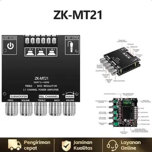 ZK-MT21 2.1 channel bluetooth modul penguat daya digital daya tinggi 50W * 2 + 100W nada tinggi dan