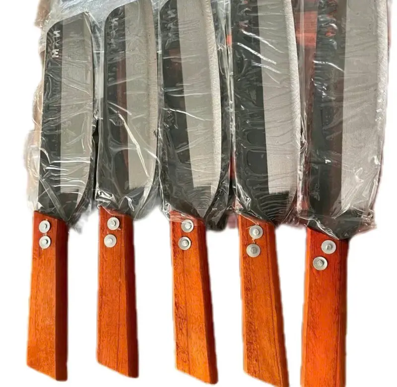 [KTTLK] Combo 6 Cây Dao Cán Gỗ Thái Rau Củ Qủa Sắc Bén - Sản Phẩm Tiết Kiệm Thời Gian Cho Nấu Ăn 1