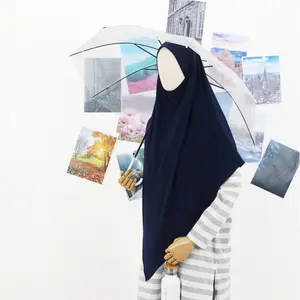 Nusseyba - Husna French Khimar - FK Syari Bahan Jersey ITY - French Khimar Instan Medium - Hijab Muslimah Untuk Haji & Umrah - Kerudung Wanita Syari Dewasa - Bergo Sporty Pet Antem - Travel Friendly