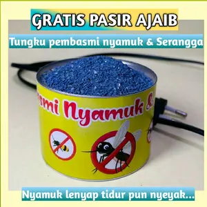 [Gratis pasir 50gr] Tungku pembasmi nyamuk lalat kecoa tomkat