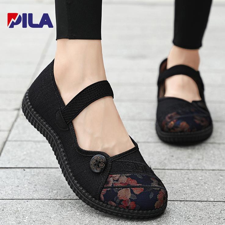 Sepatu Kasual Wanita PILA Loafer Slip On Sneakers - Cocok untuk Kerja dan Santai - Shoes Cewek Perempuan 1
