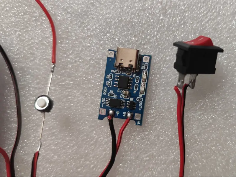 [ Mini ] Combo Mạch Điện Cao Áp 400KV 1000KV Pin 18650 Sạc Type C USB Module Cao Áp  Dụng Cụ Điện 2