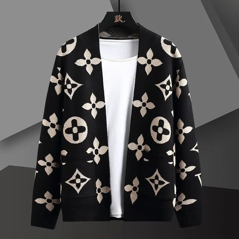 Áo Cardigan Dệt Kim Nam, Hợp Xu hướng Và Dễ Phối Đồ Áo Khoác Len Không Vón Cục Áo Len Cổ Chữ V Thời Trang, Hàng Mới Về Thu Đông 2023 Menswear