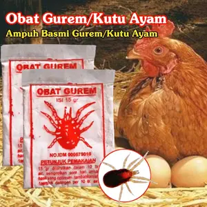 Obat Gurem/Kutu Ayam/Tungau Ayam