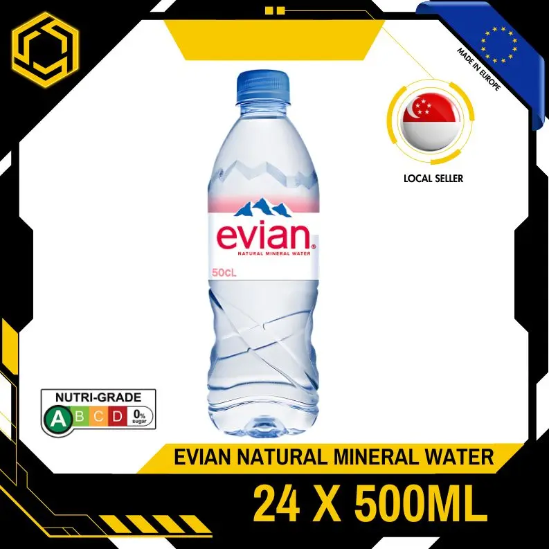 EVIAN Mineral Water 500ML X 24 (BOTTLE)