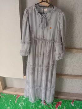 Product Review of Moana Set Hijab Segiempat Gamis Wanita Muslim Mewah Ceruty Babydoll Printing Mix Tille Tutu Cantik from W**y W** 1