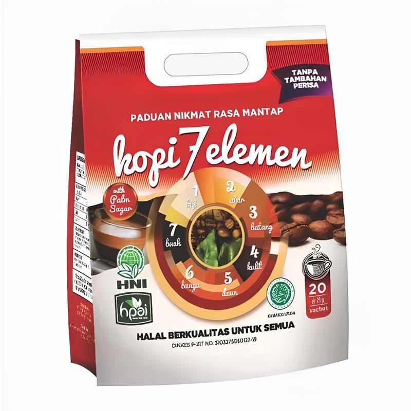 KOPI sevel hni Rendah gula Pak Rendah lemak Coffee Minuman Air Bubuk mura Serbuk 0