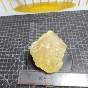 Natural Amber Kuning UV Reactive (1) Asli Batu Alam