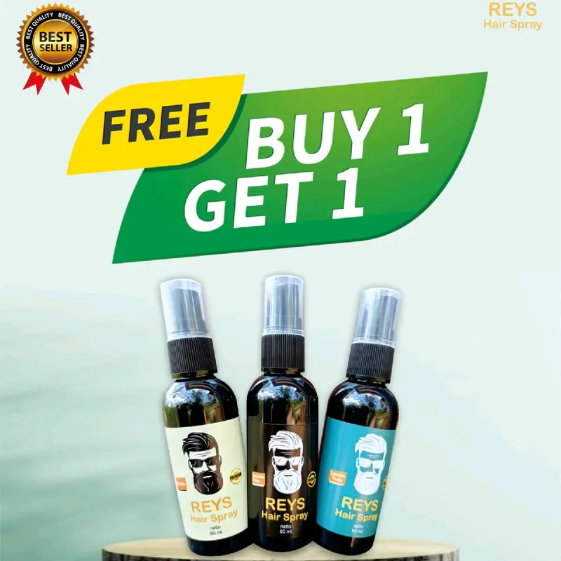 Minyak rambut Reys Hairspray 60ml minyak rambut pria perawatan rambut kasar klimis Pomade 0