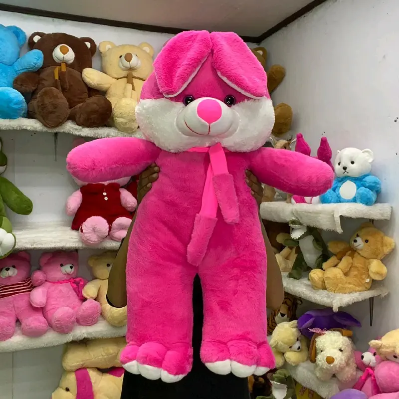 Boneka KELINCI SYAL JUMBO 90 cm (Bahan RabbitFur) SNI 1