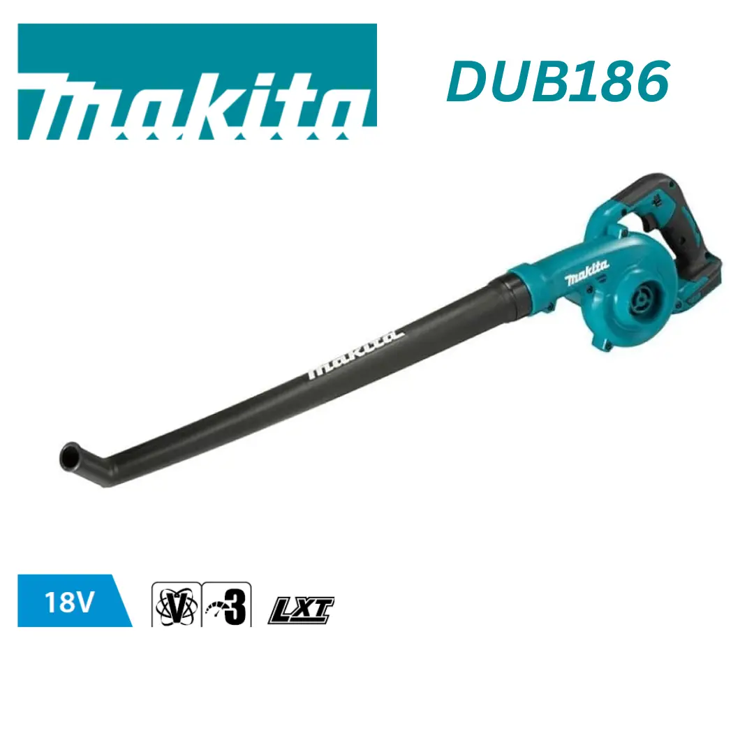 Makita DUB186 18V LXT Cordless Blower, Variable 3-speed for optimum speed control (DUB186Z / DUB186 SET)