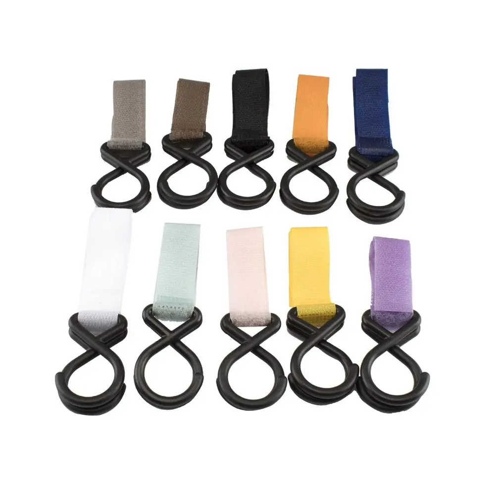 Universal Durable Multi-color Multi-purpose Resin Pram Hook Baby Stroller Organizer Hook Infant Stroller Hooks Stroller Accessory Bag Hanging Hook