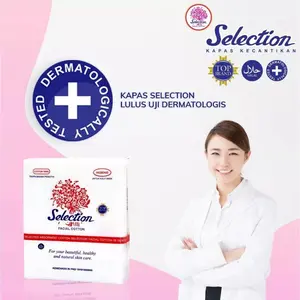 KAPAS SELECTION Facial Cotton 75gr / Kapas Selection Kotak / Kapas Wajah Kecantikan Lapis Tebal Tipis
