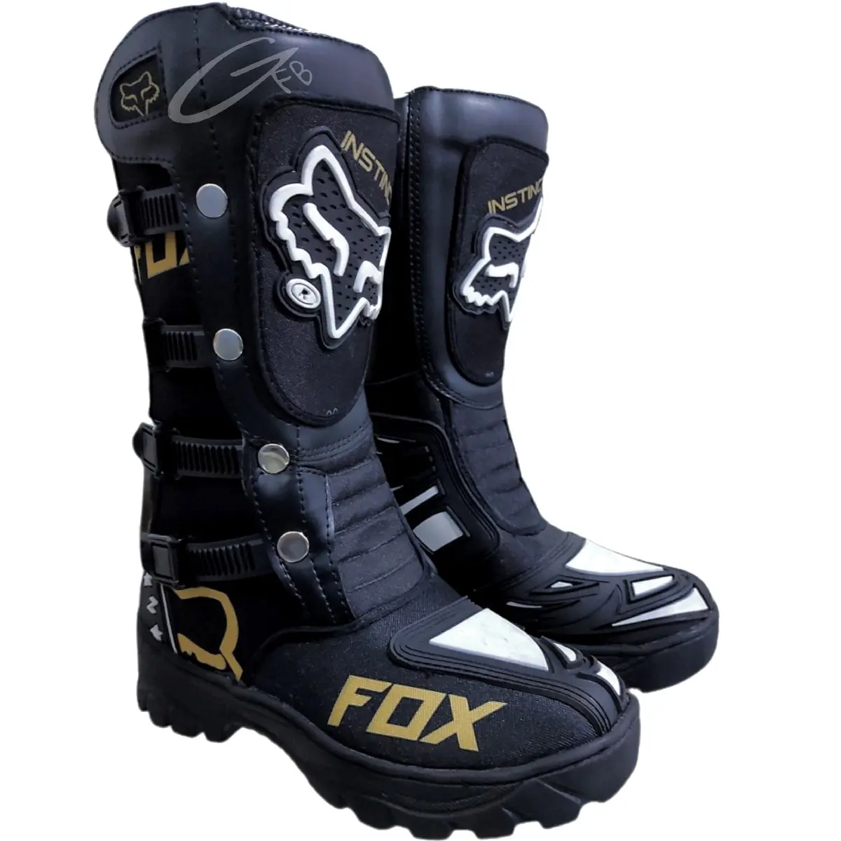 Sepatu Boots Adventure Motocross Spatu Cross Trail Hitam Di Atas Lutut Shoes Black Pria
