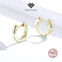 Gambar DAVINA Ladies Cassie Earrings Gold Color Sterling Silver 925 - Anting Wanita Perak S925 Hoop dari DAVINA Jewelry Kota Administrasi Jakarta Pusat 3 Tokopedia