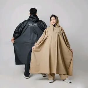 JAS HUJAN AILOOK PONCO KELELAWAR JUMBO ANTI REMBES BAHAN PVC KARET TEBAL KUAT ELASTIS Mantel