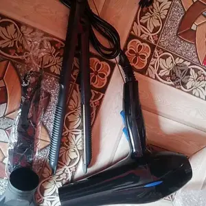 Paket Hair Dryer HB01 + Catokan HC04 FREE 2 Sisir Murah Meriah Hairdryer Bundle Pengering