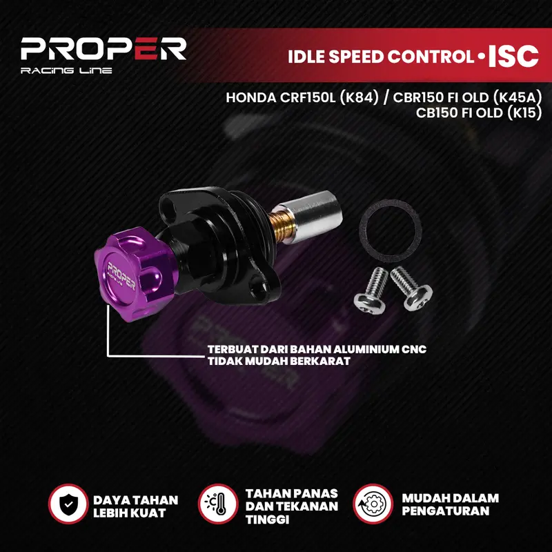 ISC Manual PROPER RACING LINE Vario 125 150 Beat Scoopy FI ESP Idle Speed Control Air Screw 6