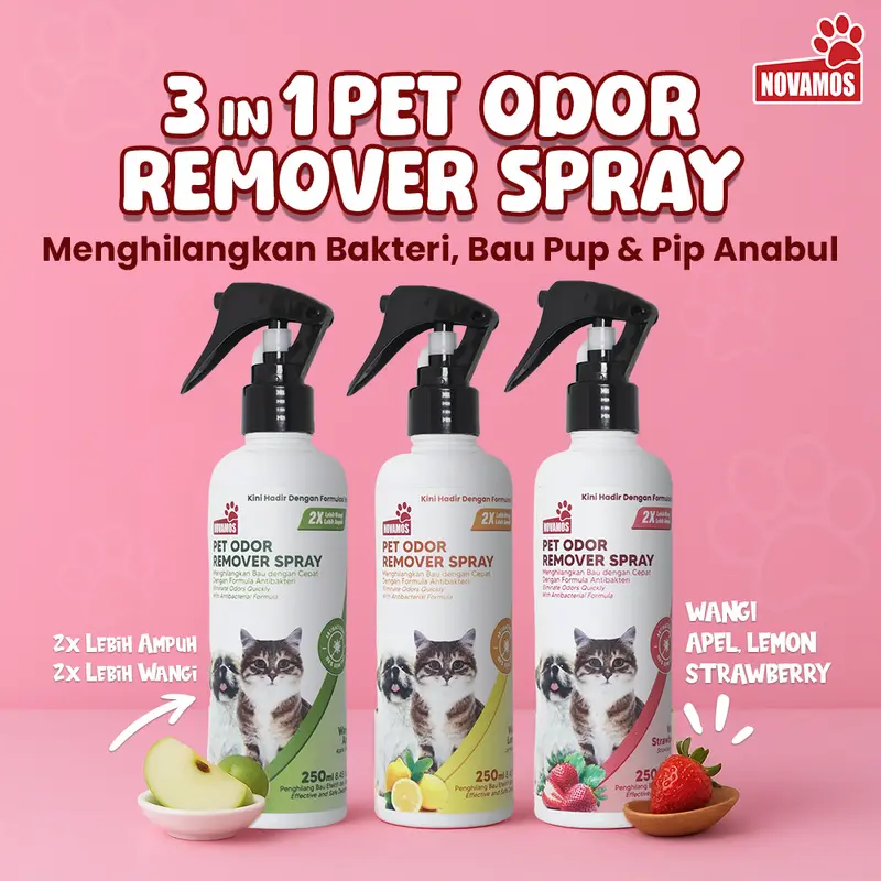 Odor Eliminator Flash Pet Spray (3pcs) Penghilang Bau Kotoran