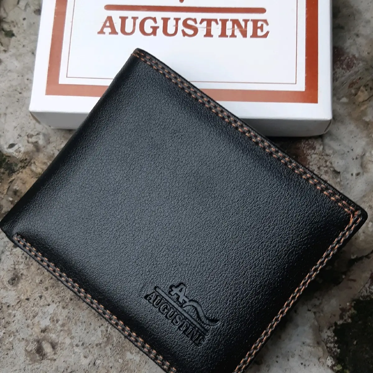 Dompet Pria Lipat Kartu Augustine Bahan Sintetis Harga Murah