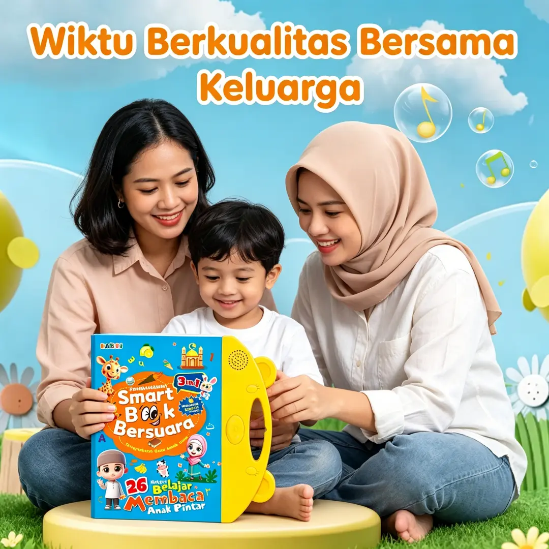 Sarana stimulasi perkembangan otak anak yang efektif melalui pembelajaran suara interaktif, membantu melatih fokus perhatian, daya tangkap serta kemampuan berbicara anak sejak usia dini, mempercepat pertumbuhan pengetahuan umum dan wawasan dasar sebelum
