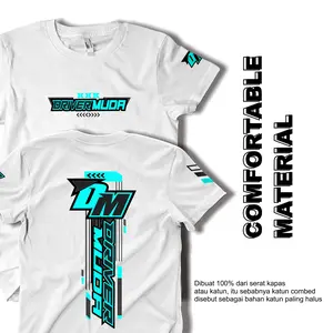 Baju Kaos Driver Muda Truck Kata Kata Terbaru Tshirt Distro 100% Katun Combed Premium Atasan Pria Wanita Keren Oblong Dewasa Polos Motor Racing  Surfing