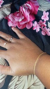 Product Review of Gelang Polos Warna Kuning Rantai Korea kadar 8K from f**i d**🕊 1