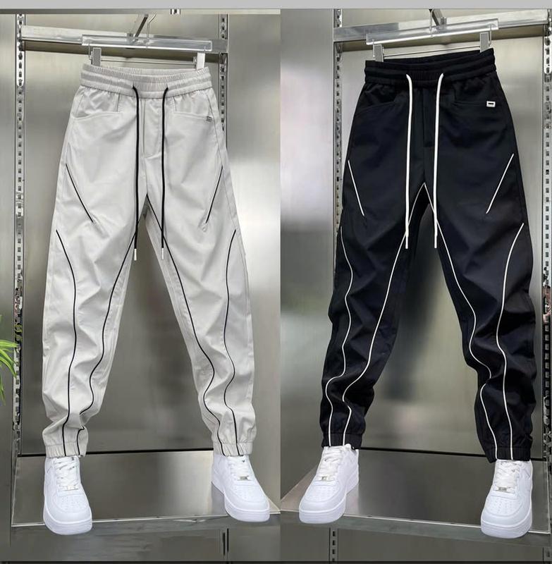 Quần Jogger Nam Nữ Dáng Suông Chất Kaki Cotton Chống nhăn - Viền Chỉ Nổi Thời Trang Cá Tính