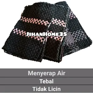 Keset Anyam Tebal Premium 40cm x 60cm/ Keset Kamar Mandi/ Keset Ruang Tamu