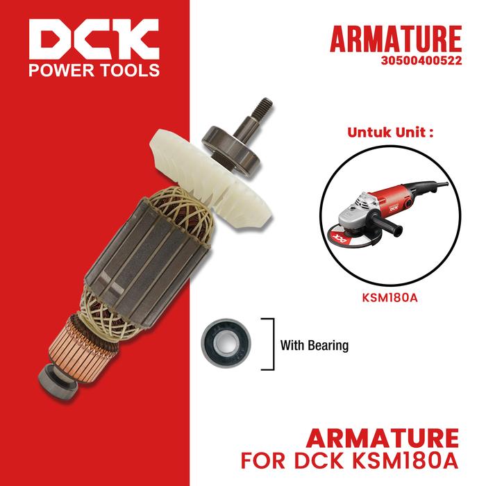 Gambar Armature/Angker untuk Gerinda 7 Inci KSM/DSM/ASM180A dari DCK Power Tools Indonesia Kota Administrasi Jakarta Barat Tokopedia