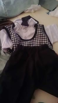 Product Review of Setelan celana pendek baju anak vest houndstooth bw 3 bulan - 10 tahun from a** ** s**i 0