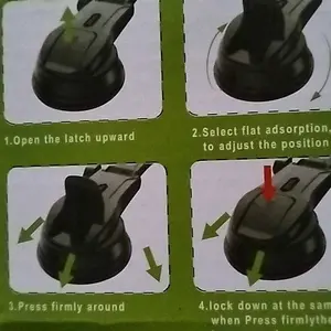 Phone Holder Dashboard Kaca Mobil 360° Rotation Flexible Strong Suction CUP Car Holder Universal