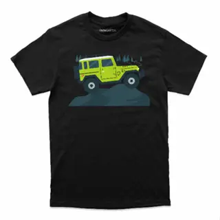 PAPAGARTOS -  TSHIRT CAR KAOS REGULER HITAM KAOS BERGAMBAR TSHIRT HITAM COTTON 24S KAOS PRIA WANITA 0
