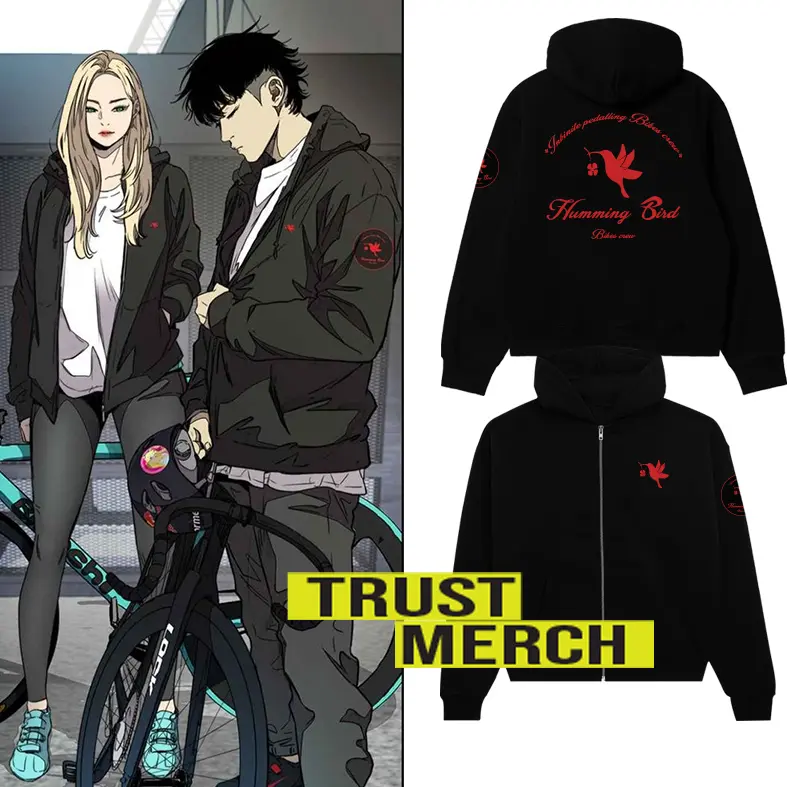 Hoodie Zipper Wind Breaker Humming Bird Crew Jayjo Outfit Unisex