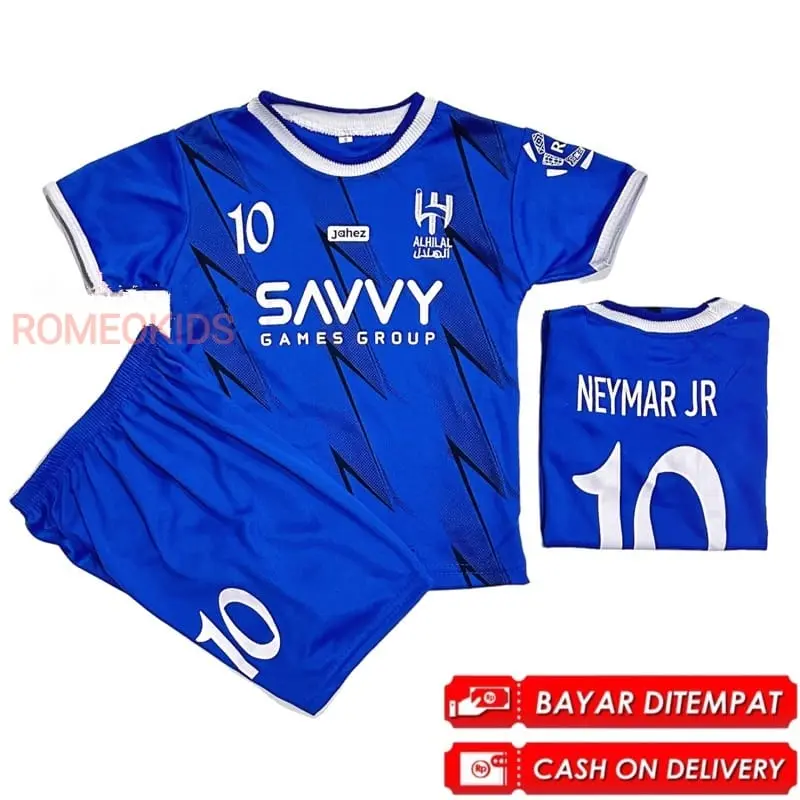 BAJU BOLA LIGA ARAB AL NASSR ANAK LAKI - LAKI USIA 1 - 10 TAHUN / SETELAN JERSEY TEAM BOLA ANAK TERBARU 1